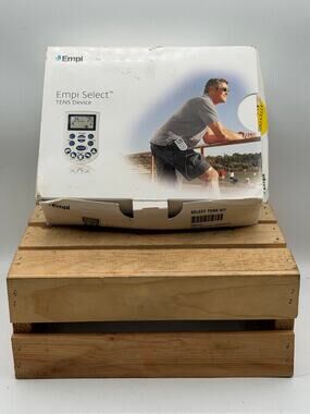 Empi Select TENS Device Digital Pain Management System Kit with Leads & Box
